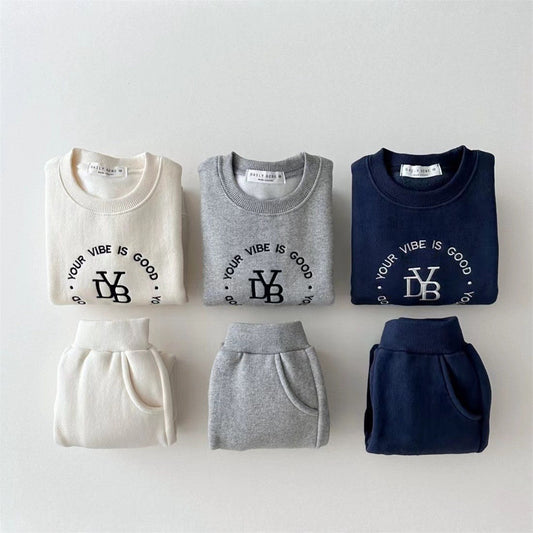 Kids Cotton Letter Print Outfit