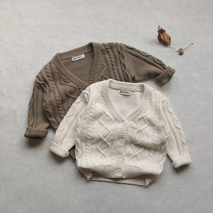 Baby Knit V-Neck Cardigan